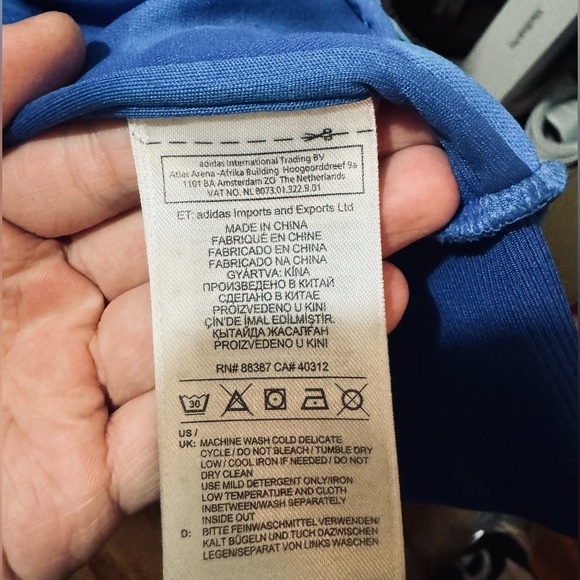 Adidas Pharrell Williams Hu 2018 Jacket Baby Blue (S) - Picture 5 of 7